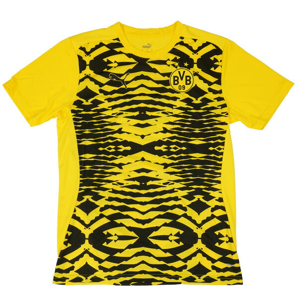 【ショップ限定エントリーでさらに+9倍】ボルシアドルトムントBVB2024-25PrematchSSシャツ777599-01サッカーレプリカプラシャツファスターイエロープーマPUMA