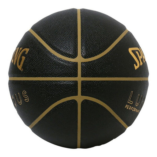 【ショップ限定エントリーでさらに+9倍】スポルディングSPALDINGバスケットボールルミナスBLK/GLD6号77982J