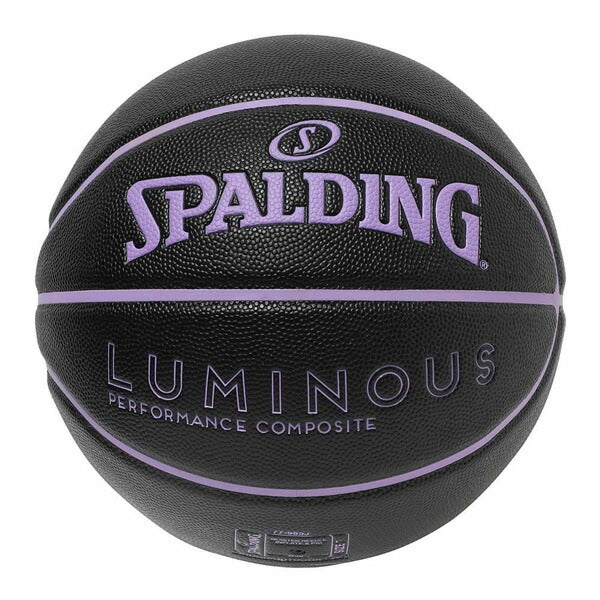 スポルディングSPALDINGバスケットボールルミナスBLK/PPL7号77985J