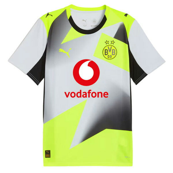 ボルシアドルトムントBVB2025-26レプリカアウェイユニフォーム780104-02サッカー半袖シルバーミストプーマPUMA