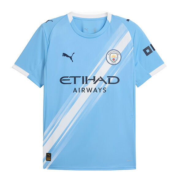 【ショップ限定エントリーでさらに+9倍】マンチェスターシティMCFC2025-26レプリカホームユニフォーム780338-01サッカー半袖チームライトブループーマPUMA