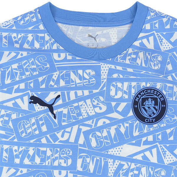 【ショップ限定エントリーでさらに+9倍】マンチェスターシティMCFC2025-26FTBLCULTURETeeAOP782672サッカーカジュアルTシャツ総柄プーマPUMA