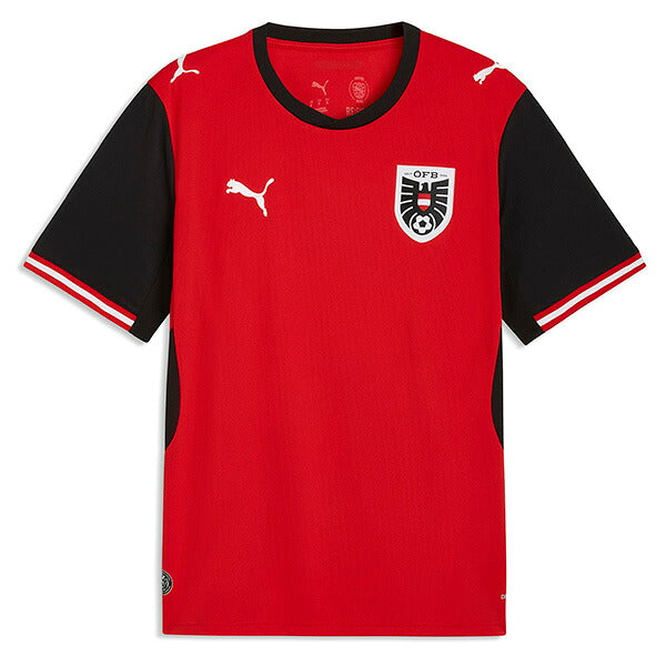 オーストリア代表OFB2026レプリカホームユニフォーム783200-01サッカーレッド半袖プーマPUMA