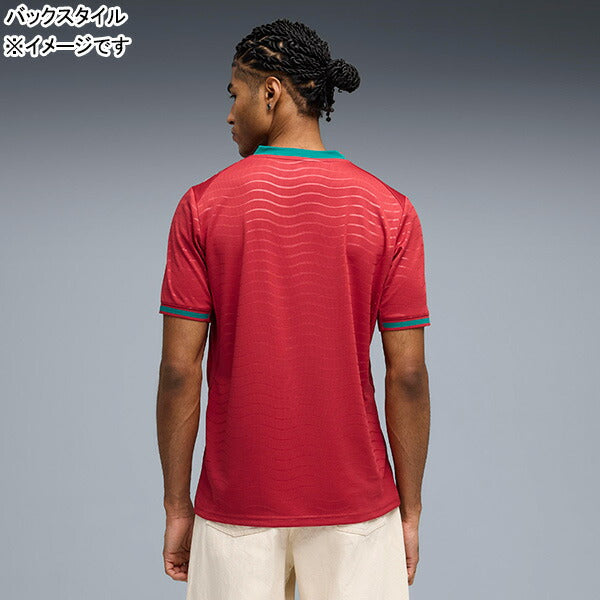 ポルトガル代表FPF2026レプリカホームユニフォーム783278-01サッカーレッド半袖プーマPUMA