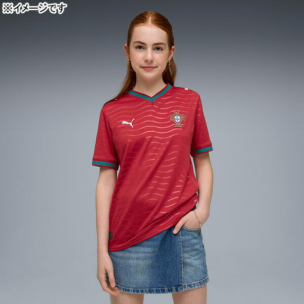 ジュニアFPF2026レプリカホームユニフォーム783281-01サッカーレッド半袖子供用プーマPUMA