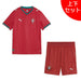 【上下セット】ジュニアFPF2026レプリカホームユニフォームショーツ上下783281-783300サッカーレッド半袖子供用プーマPUMA