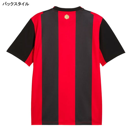 ACミランACM2026-07レプリカホームユニフォーム半袖784121-01サッカーブラックレッドプーマPUMA