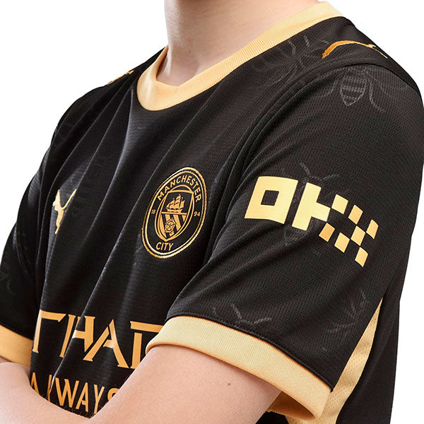 マンチェスターシティMCFC2026-27ジュニアアウェイレプリカユニフォームプーマ784342-03サッカープレミアリーグ2nd半袖子供用