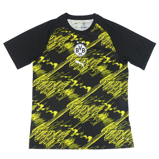ボルシアドルトムントBVBPMSSシャツ784517-01サッカーレプリカプラクティスシャツブラックプーマPUMA