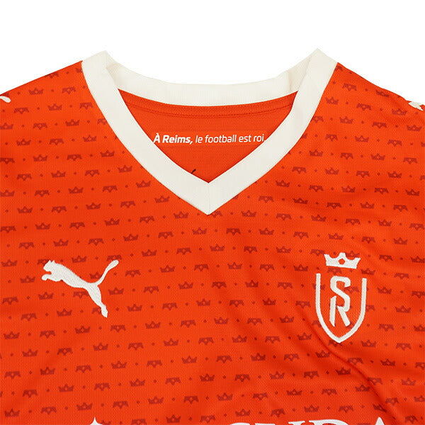 【ショップ限定エントリーでさらに+9倍】スタッドランスREIMS2025-26レプリカホームユニフォーム785385-01サッカー半袖プーマレッドプーマPUMA