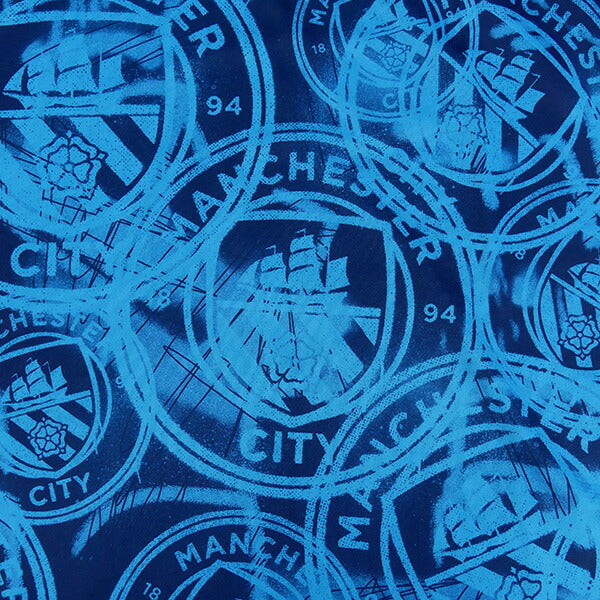 マンチェスターシティミニ裏毛MCFC2025-261/4ジップトップ785781-04サッカーレプリカトレーニングウェアネイビープーマPUMA
