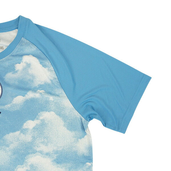 マンチェスターシティMCFC2026-27プレマッチ半袖シャツ786251-15サッカーアイシーブルーレプリカプラシャツプーマPUMA