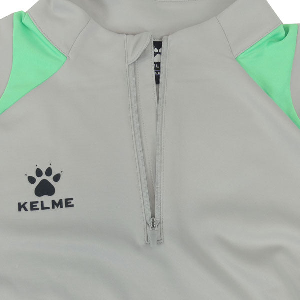 【上下セット】ケルメKELMEハーフジップトレーニングトップストレッチニットパンツ841TT10448551CK1131サッカーフットサルトレーニングウェアメンズ