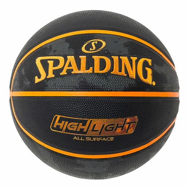 【ショップ限定エントリーでさらに+9倍】スポルディングSPALDINGバスケットボールハイライトオレンジラバー5号球85-157J