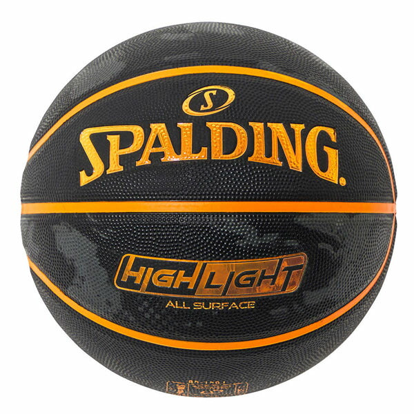 【ショップ限定エントリーでさらに+9倍】スポルディングSPALDINGバスケットボールハイライトオレンジラバー5号球85-157J
