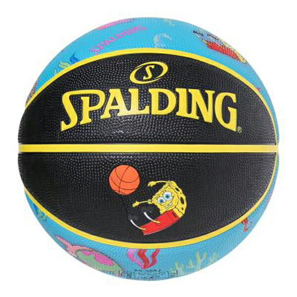 【ショップ限定エントリーでさらに+9倍】スポルディングSPALDINGバスケットボールスポンジボブアンダーザシー5号球85370J