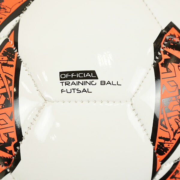 【送料無料】ケルメKELMEフットサルボール機械縫い9086842フットサル4号球ホワイトオレンジ