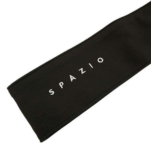 【ショップ限定エントリーでさらに+9倍】【ネコポス送料無料】スパッツィオSpazioヘアバンドAC-0142サッカーフットサル滑り止め付き48cm幅5.5cmブラック