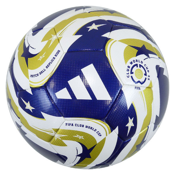 【ショップ限定エントリーでさらに+9倍】アディダスadidasムンディアルデクルーベスFIFA25決勝球キッズ４号ADF410Fサッカーボールクラブワールドカップ2025