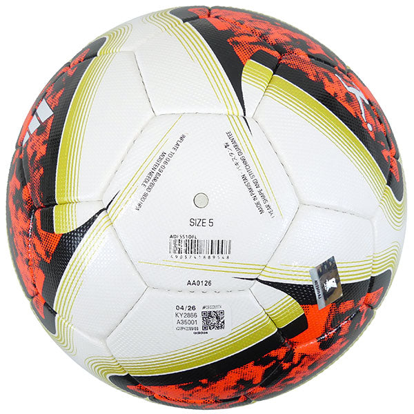 アディダスadidasブンデスリーガ２６−２７リーグリシアーダ５号球ADF551DFLサッカーボール公式試合球モデルJFA検定球