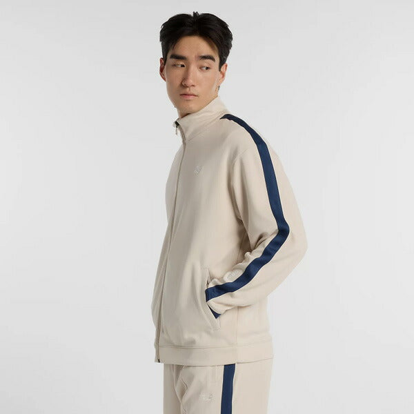 【ショップ限定エントリーでさらに+9倍】ニューバランスNewbalanceメンズトレーニングウェアジャージニットトラックジャケットAMJ51503-TWF部活