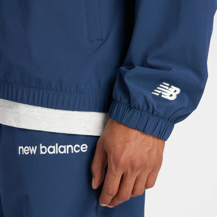 ニューバランスNEWBALANCEスポーツトレーニングウェアメンズBukatsuウーブントラックジャケット長袖裏メッシュ25FWAMJ53170
