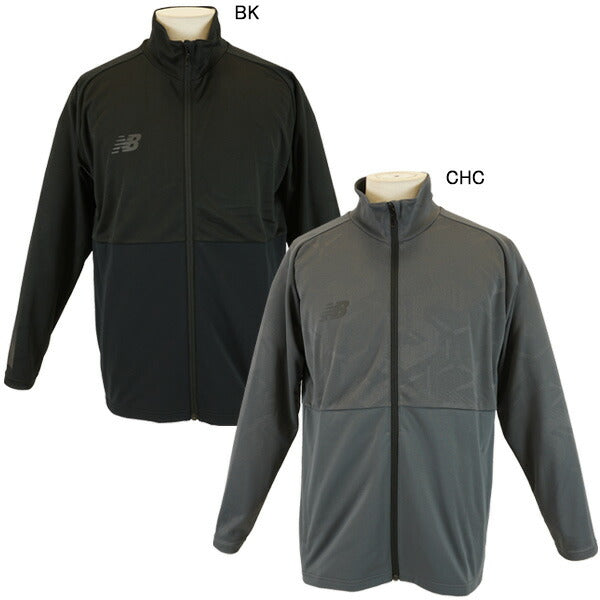 ニューバランスNewBalanceBlackOutトラックニットジャケットAMJ55203サッカーフットサルジャージジップ練習着メンズ