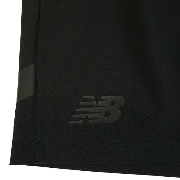 ニューバランスNewBalanceBlackOutWovenShortsAMS55200-BKサッカーフットサルプラクティスパンツ練習着メンズ
