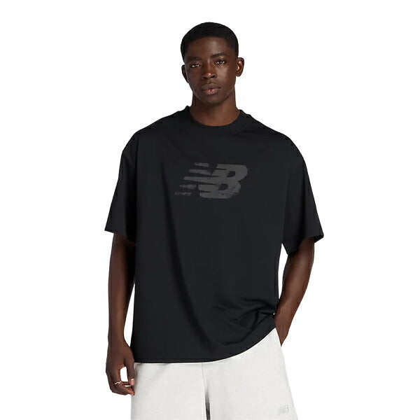 【ネコポス対応可】ニューバランスNewbalanceメンズ半袖TシャツスポーツウェアAMT53171-BK