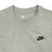 【ショップ限定エントリーでさらに+9倍】【ネコポス送料無料】ナイキNIKEスポーツウェアクラブTシャツAR4999-064サッカーフットサルカジュアル半袖ワンポイントダークグレーヘザー
