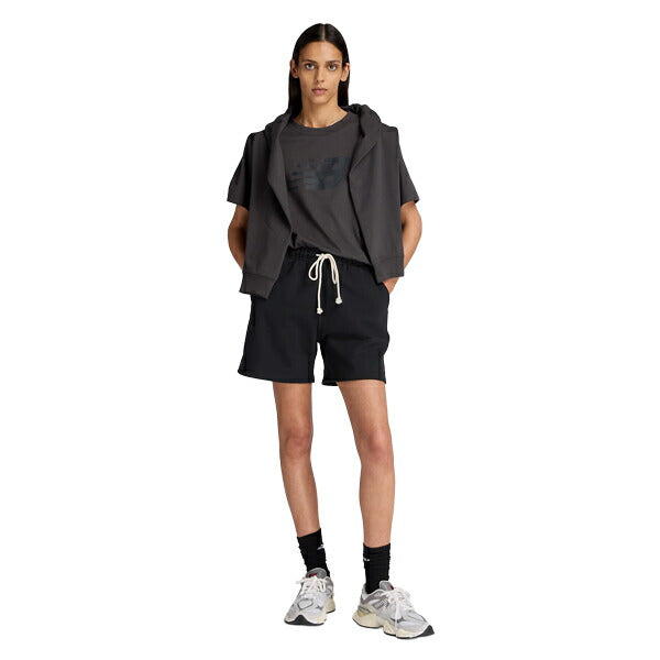 【ネコポス対応可】ニューバランスNewbalanceレディース半袖TシャツオーバーサイズAWT53170-BLK