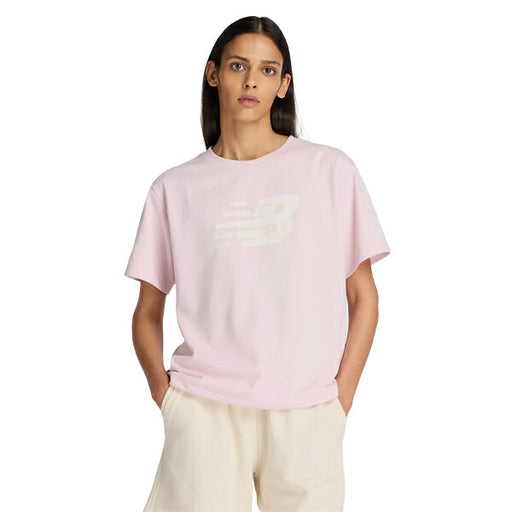 【ネコポス対応可】ニューバランスNewbalanceレディース半袖TシャツオーバーサイズAWT53170-RSG