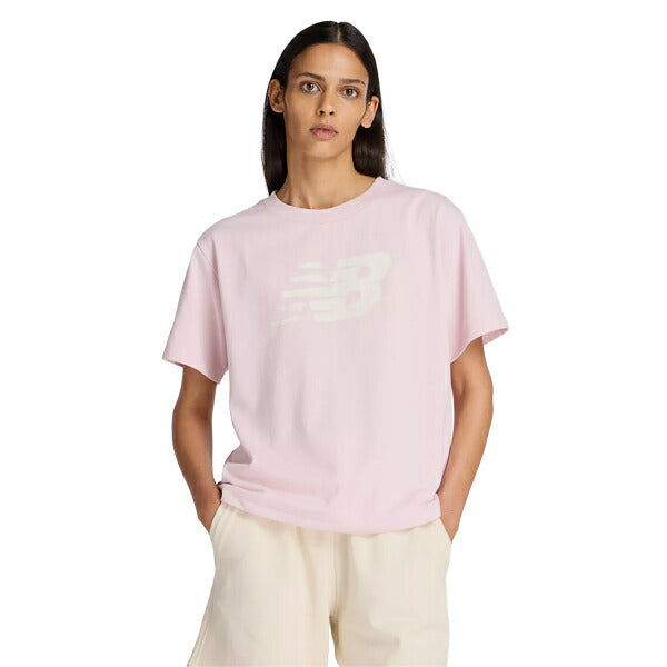 【ネコポス対応可】ニューバランスNewbalanceレディース半袖TシャツオーバーサイズAWT53170-RSG