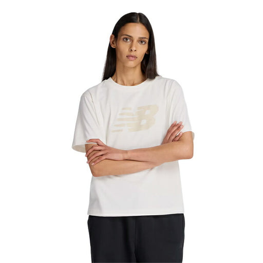 【ネコポス対応可】ニューバランスNewbalanceレディース半袖TシャツオーバーサイズAWT53170-SST