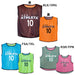 【ショップ限定エントリーでさらに+9倍】アスレタATHLETAジュニアリバーシブルビブス10枚セット背番号付きB-007Jサッカーフットサル子供用