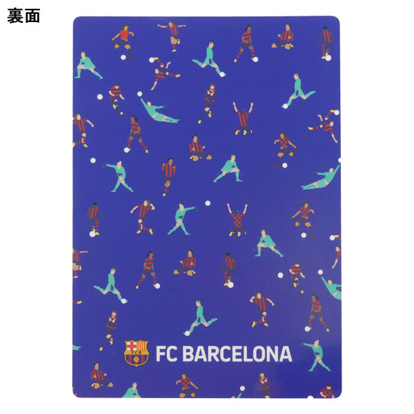 【ネコポス対応可】FCバルセロナエンブレム下敷きBCN88054サッカーラ・リーガサポーターグッズ文房具