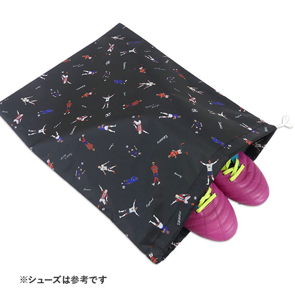 スパッツィオSPAZIOW杯レジェンド総柄シューズケース2BG0127サッカーフットサルシューズ袋