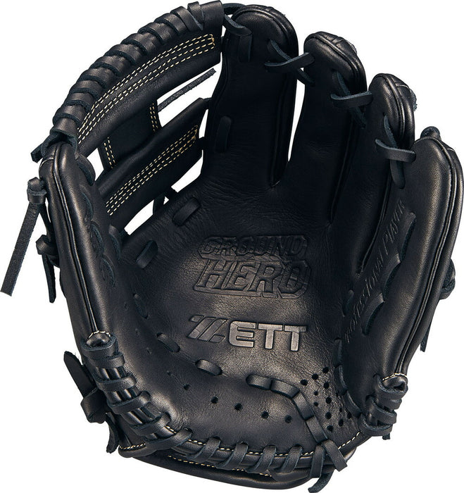 ZETTゼット野球少年軟式グラブグランドヒーローシリーズオールラウンド用BJGB76515F