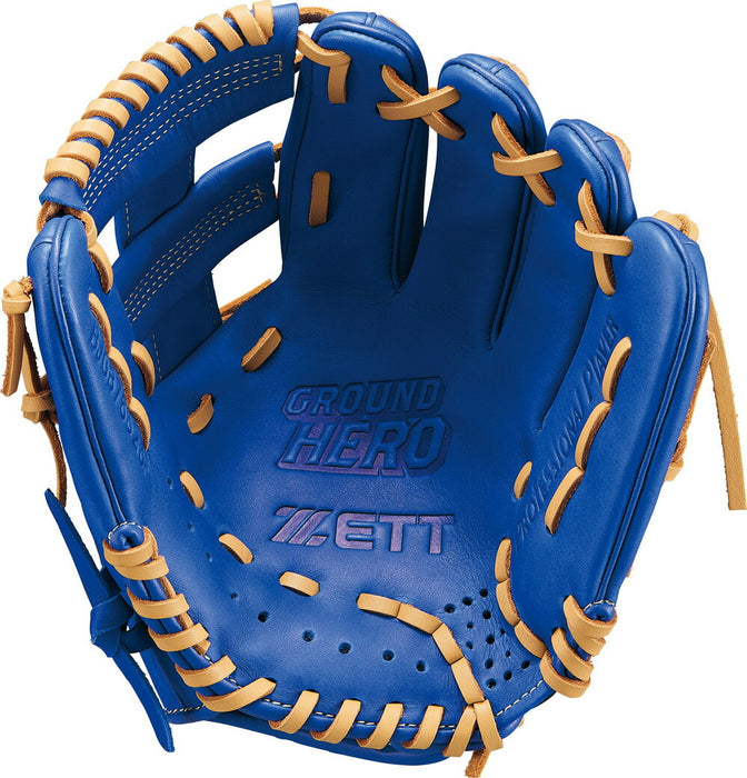 ZETTゼット野球少年軟式グラブグランドヒーローシリーズオールラウンド用BJGB76525F
