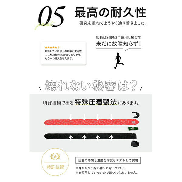 【ネコポス送料無料】ハッピージョイントHAPPYJOINT充電式ランマーカーチャージBN0001D04サッカーフットサルライトジョギングナイトラングリーン