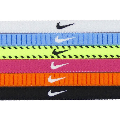 【ショップ限定エントリーでさらに+9倍】【ネコポス送料無料】ナイキNIKEフレックスCLスリムヘッドバンド6本組BN2002-702サッカーフットサルヘアバンド髪留めゴム6色セット