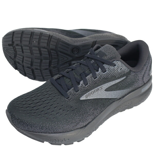 ブルックスBROOKSゴースト16Ghost16WIDEメンズランニングシューズブラック2EBRM4184-BLK