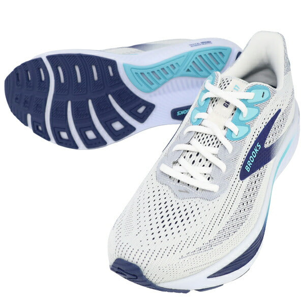 ブルックスBROOKSゴースト17Ghost17メンズランニングシューズマラソンジョギングBRM4423-WBLU