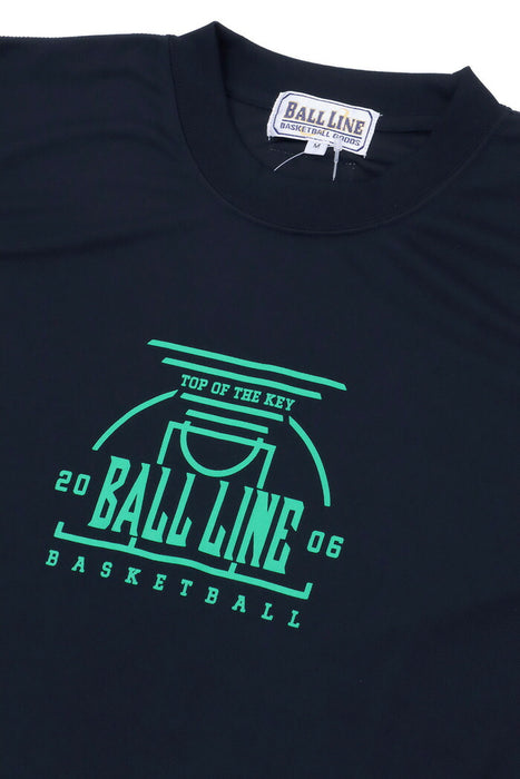 【エントリーでポイント10倍】【ネコポス送料無料】BALLLINEボールラインバスケットボールメンズTシャツ半袖BT-1722
