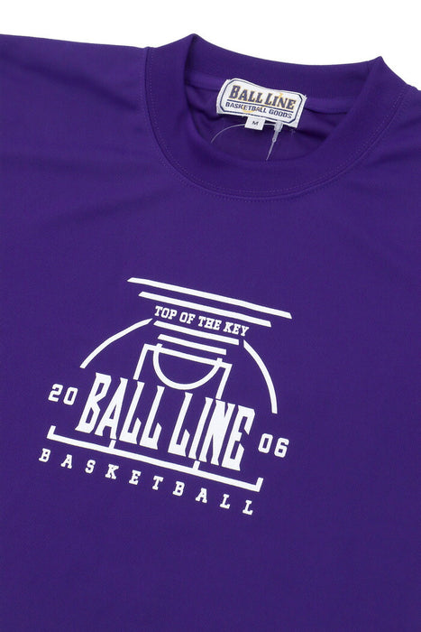 【ショップ限定エントリーでさらに+9倍】【ネコポス送料無料】BALLLINEボールラインバスケットボールメンズTシャツ半袖BT-1722