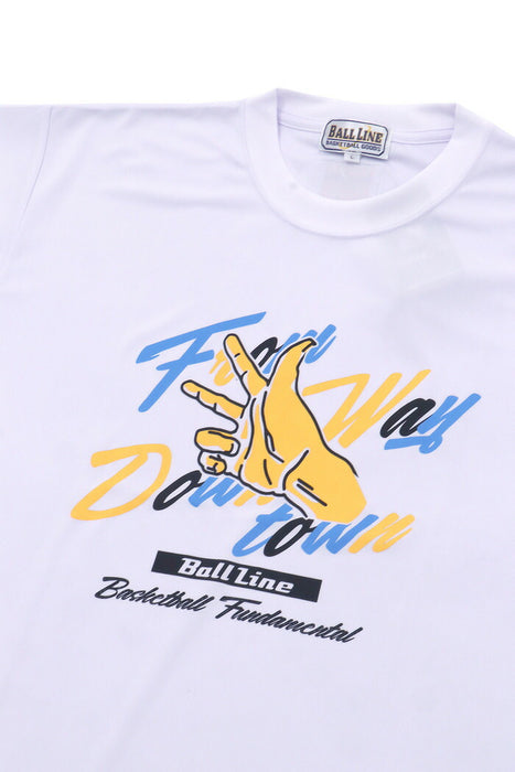 【ショップ限定エントリーでさらに+9倍】【ネコポス送料無料】BALLLINEボールラインバスケットボールメンズTシャツ半袖BT-1724