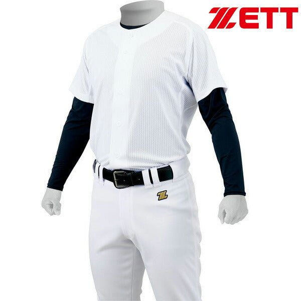 【ショップ限定エントリーでさらに+9倍】メカパンメッシュシャツゼットZETT野球ユニフォームメッシュシャツフルオープンシャツ練習用ユニフォームラグラン袖アクティーズカット採用BU1281MS