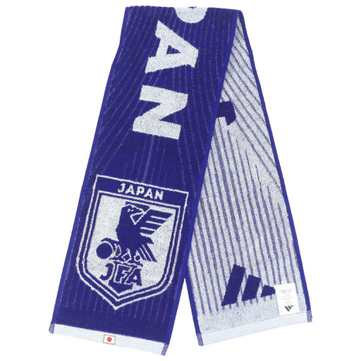 アディダスadidasJFAサッカー日本代表2026ホームマフラータオルBY309-KC0751サポーターグッズネイビー