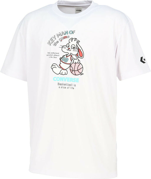 【ネコポス送料無料】コンバースCONVERSEバスケットボールメンズ6SプリントTシャツ半袖CB2613591100