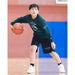 CONVERSEジュニアプリントTシャツミニバスバスケットボールウェアスポーツウエア吸汗速乾子ども用ロンT長袖トップスバスケシャツバスケT